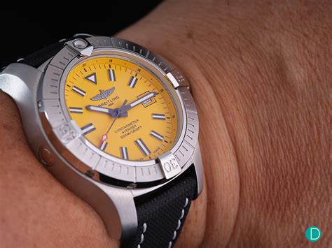 breitling glow in the dark|breitling avenger automatic review.